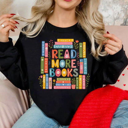 read more books clear film screen print