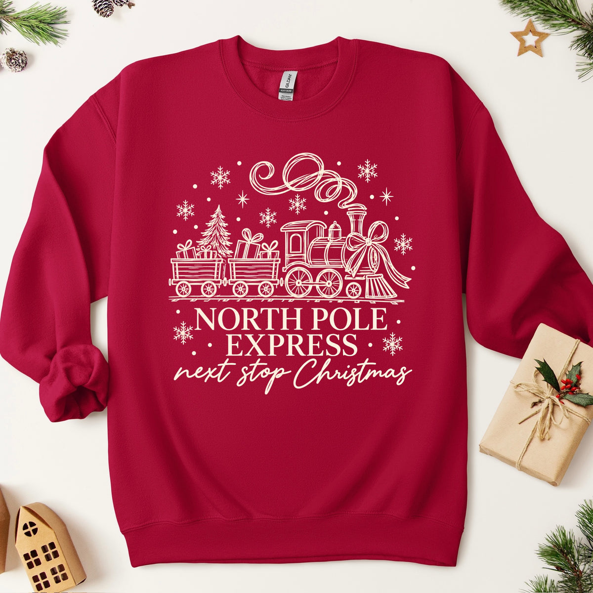 north pole express screen print transfer