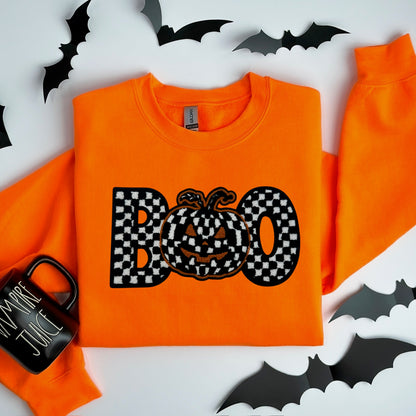 Chenille Patch - BOO checker