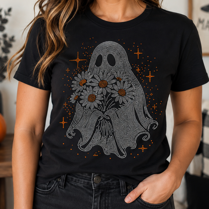 PRE-ORDER 5-7 BIZ DAY TAT Spangle Transfer - flower ghostie