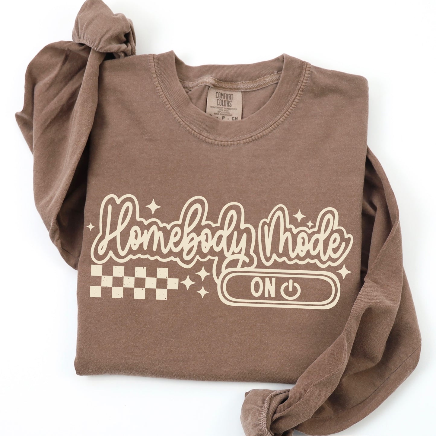 Homebody Mode screen print transfer