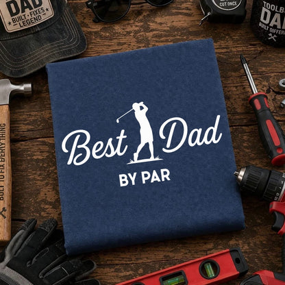 best Dad by par screen print transfer