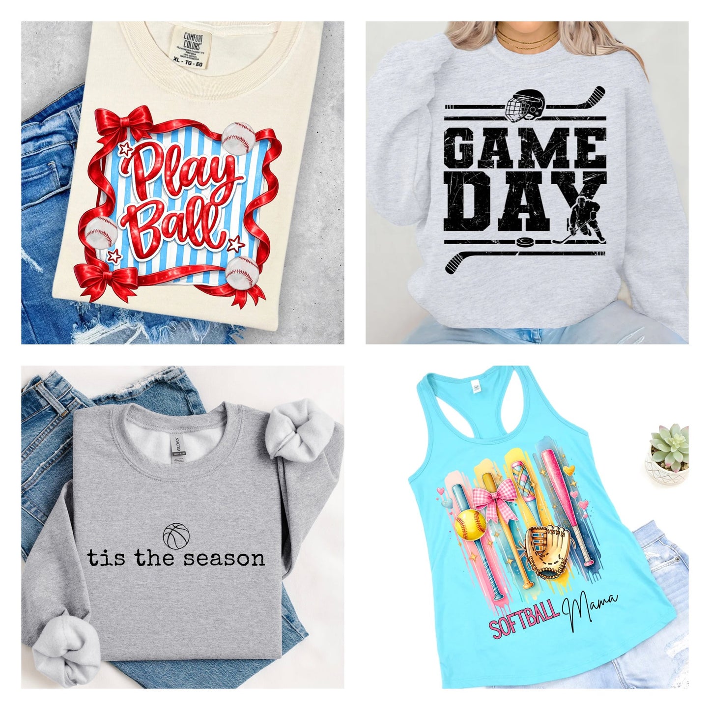 sports bundle - 10 transfers/spangles