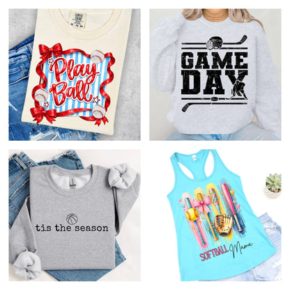 sports bundle - 10 transfers/spangles