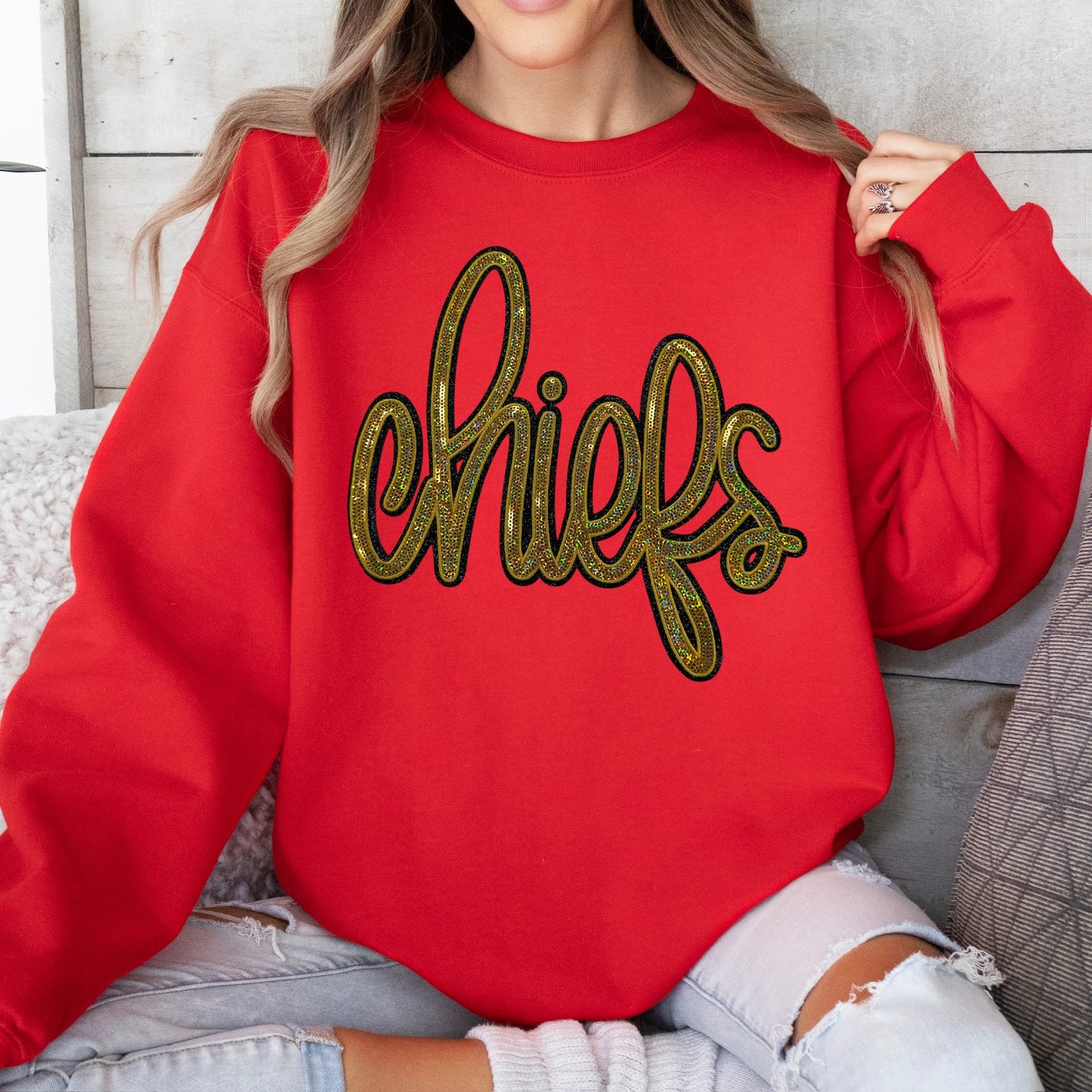Sequins Patch - chiefs