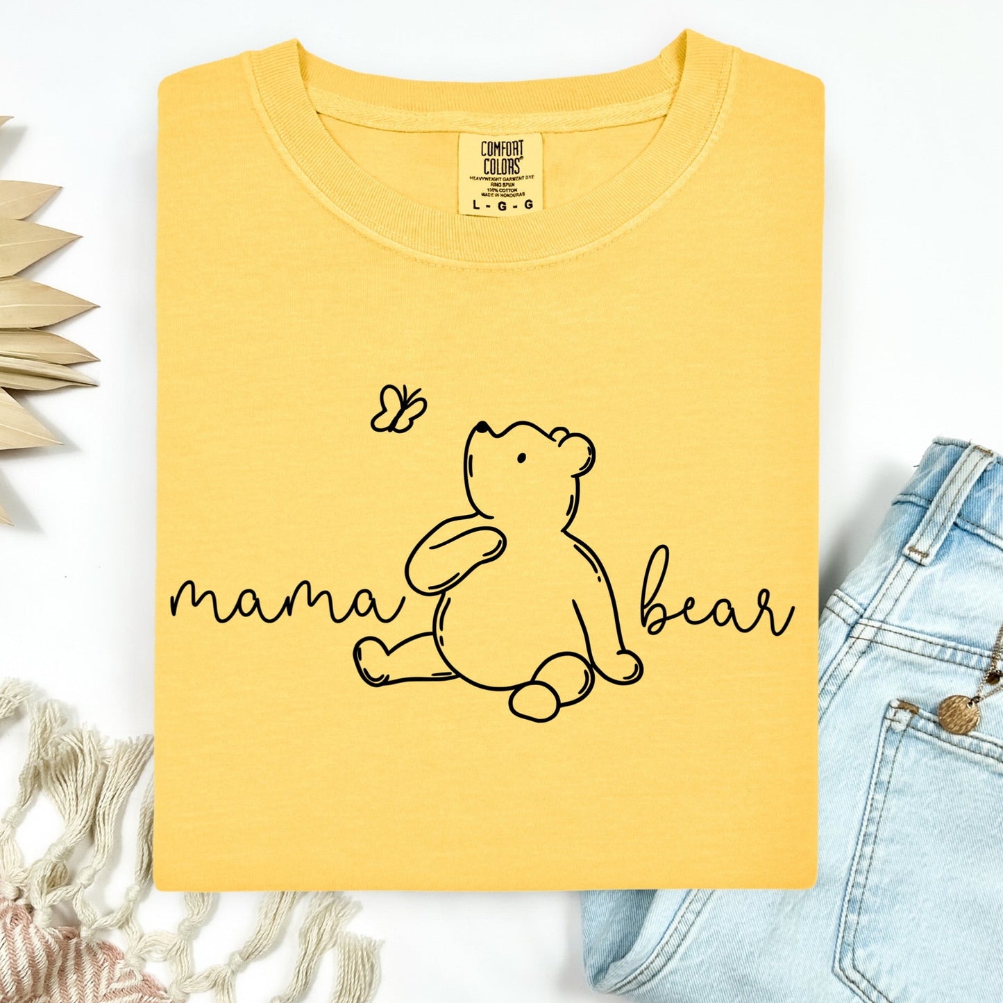 mama bear screen print transfer•