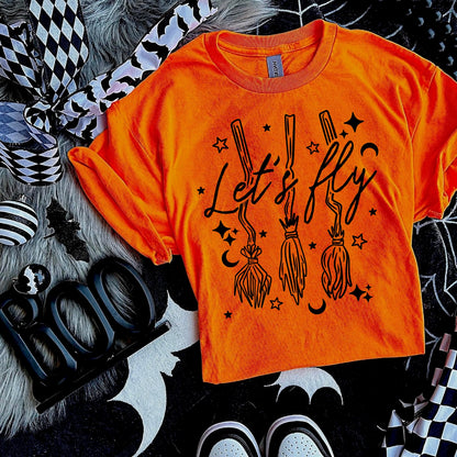 Let's Fly screen print transfer•