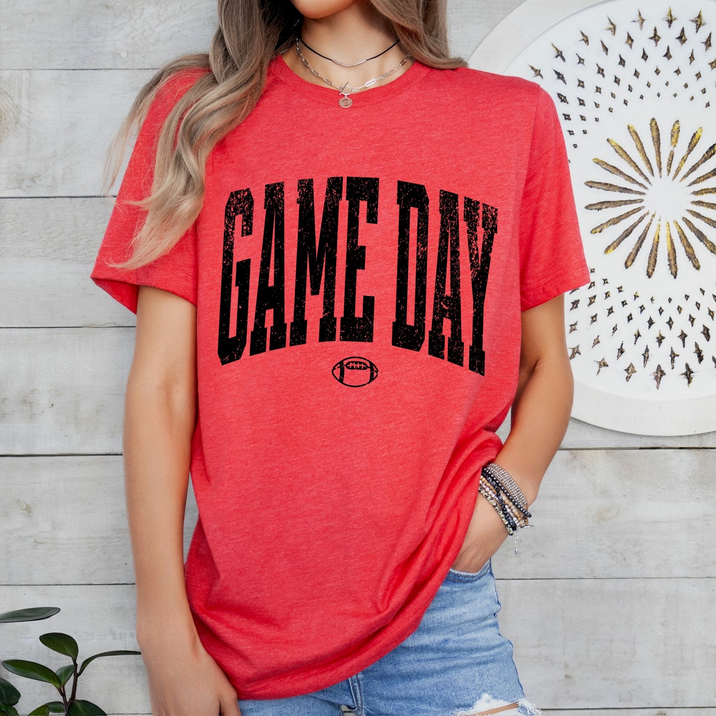football game day screen print transfer•