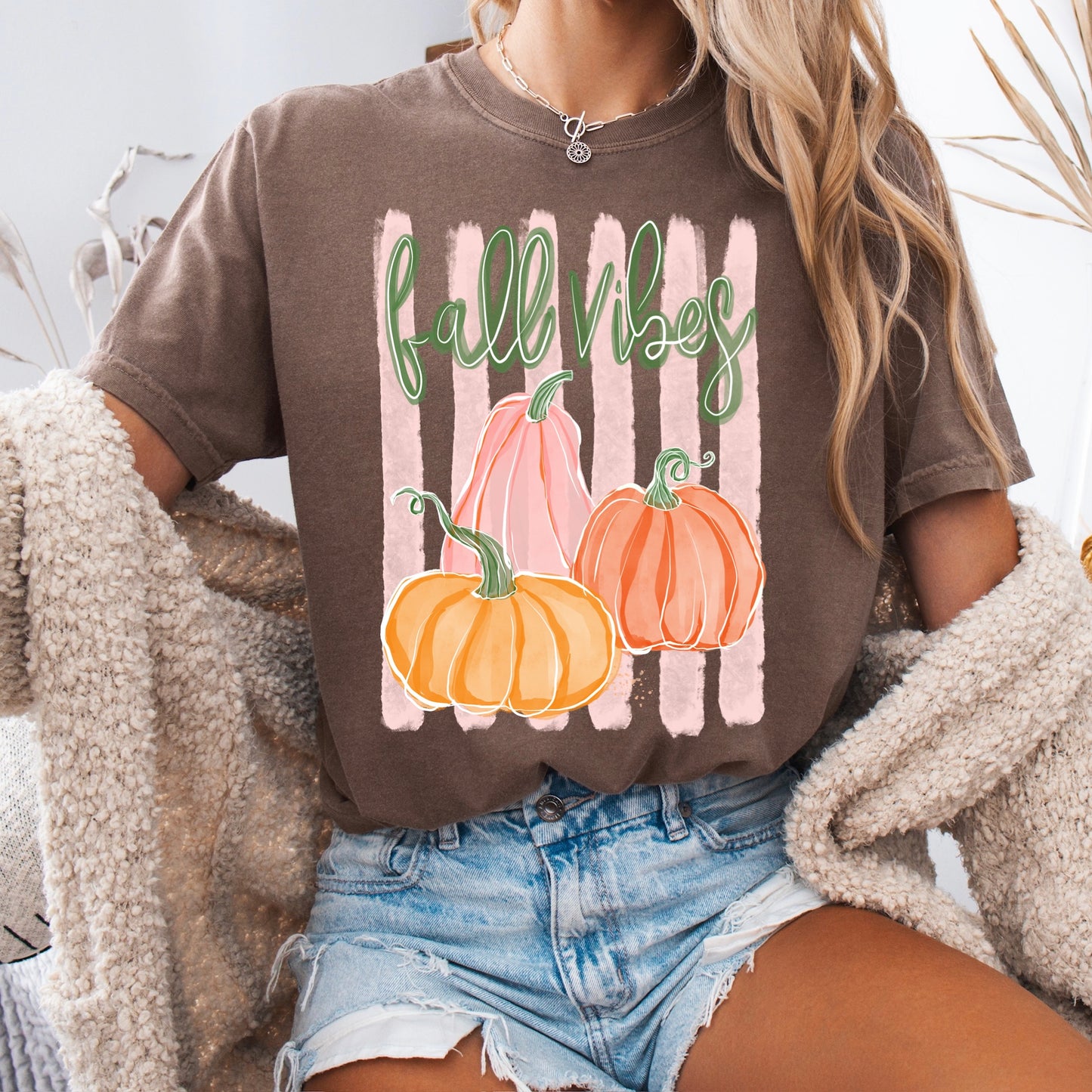 fall vibes clear film screen print