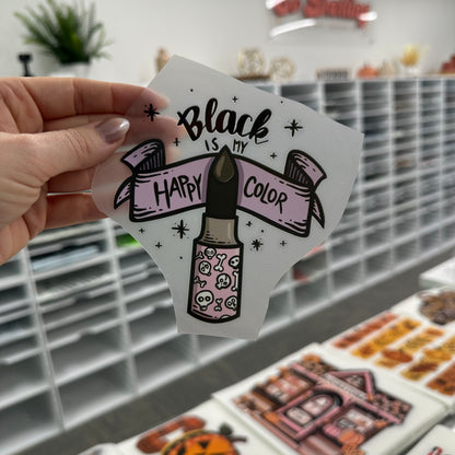 black is my happy color POCKET PRINT