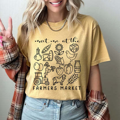 MEET ME AT THE FARMERS MARKET SCREEN PRINT TRANSFER