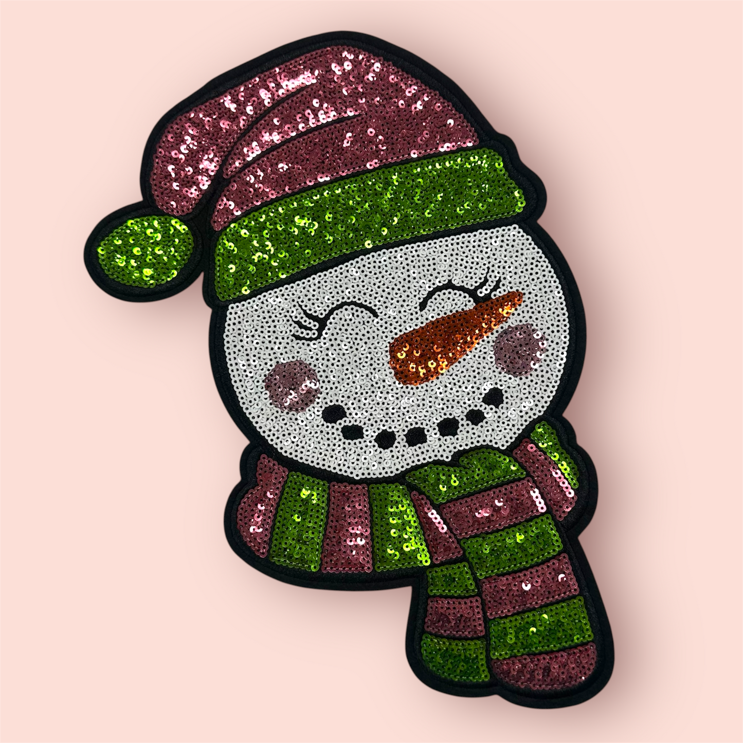 Sequins Patch - Snowman