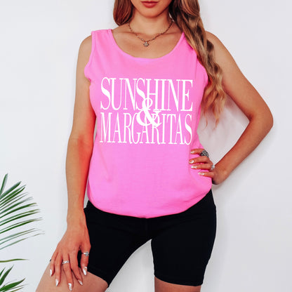 sunshine & margaritas  screen print transfer•