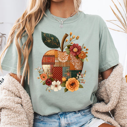 faux stitched fall Apple clear film transfer