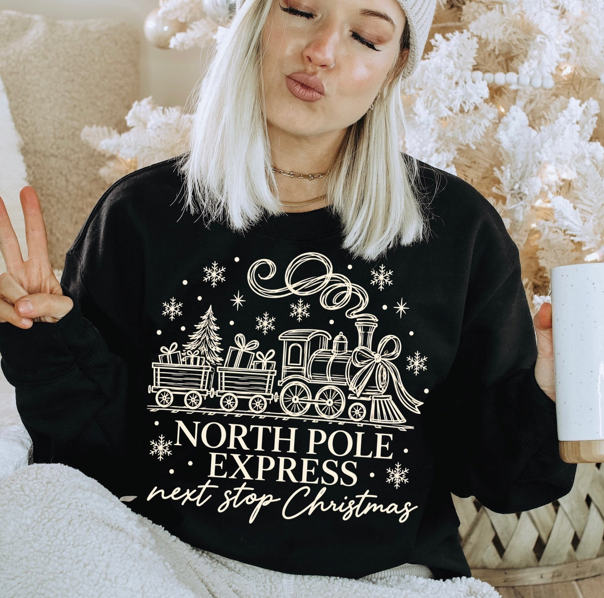 north pole express screen print transfer