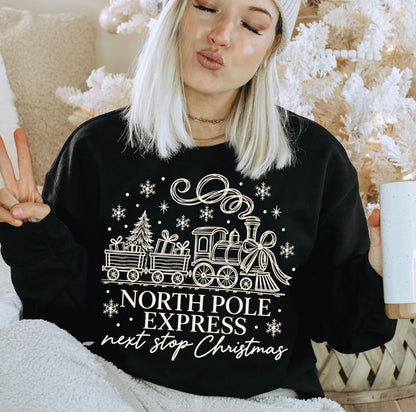 north pole express screen print transfer