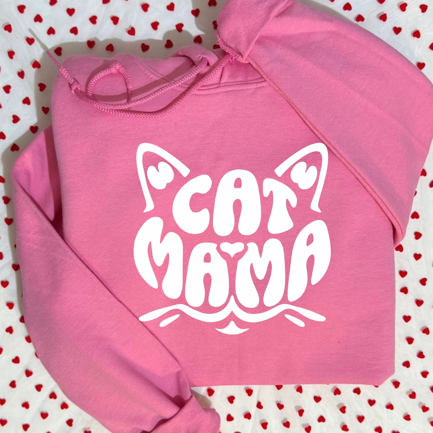 cat mama screen print transfer
