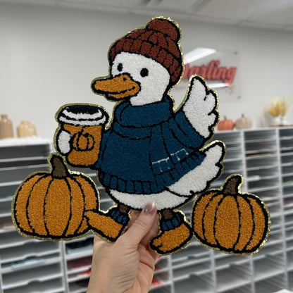 Chenille Patch - Fall Goose