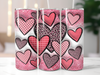Puffy Hearts sublimation transfer