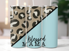 blessed mama tumbler sublimation transfer