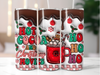 hot cocoa and christmas movies tumbler sublimation transfer
