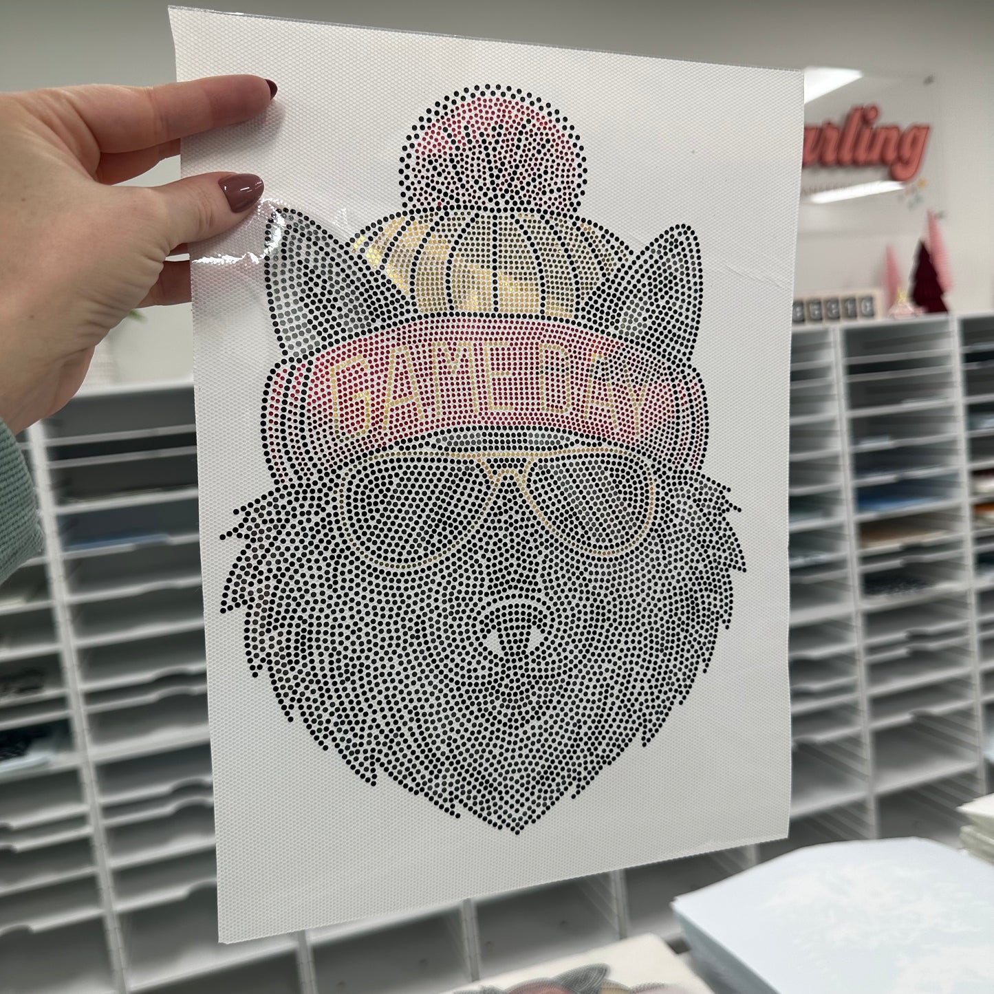 Spangle Transfer - vintage KC wolf•