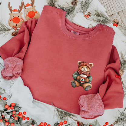 POCKET PRINT christmas bear