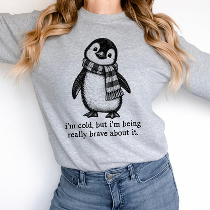 cold penguin screen print transfer