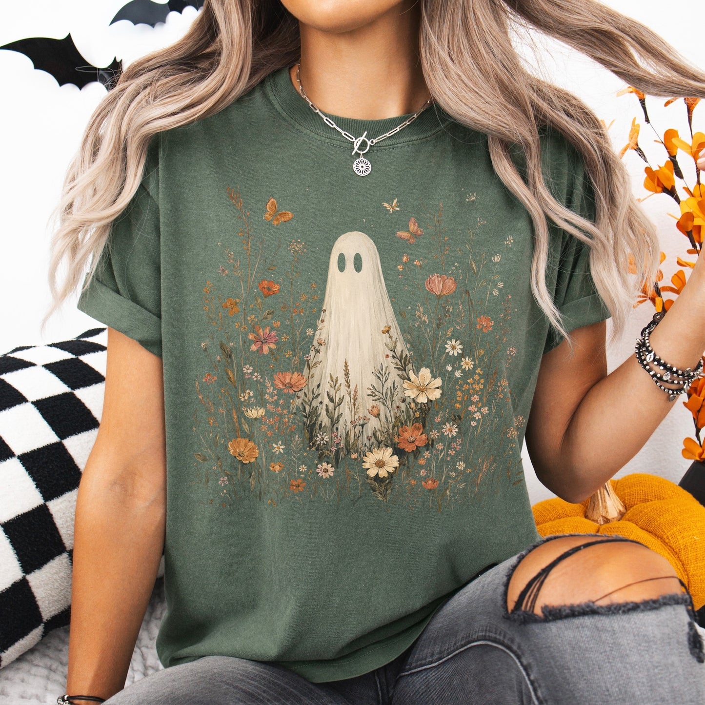 PRE-SALE 5-7 biz day tat floral ghost DTF