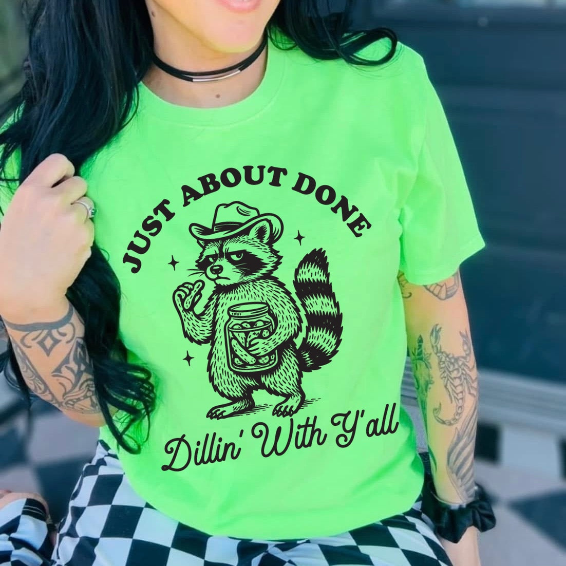 done dillin' with yall screen print transfer•