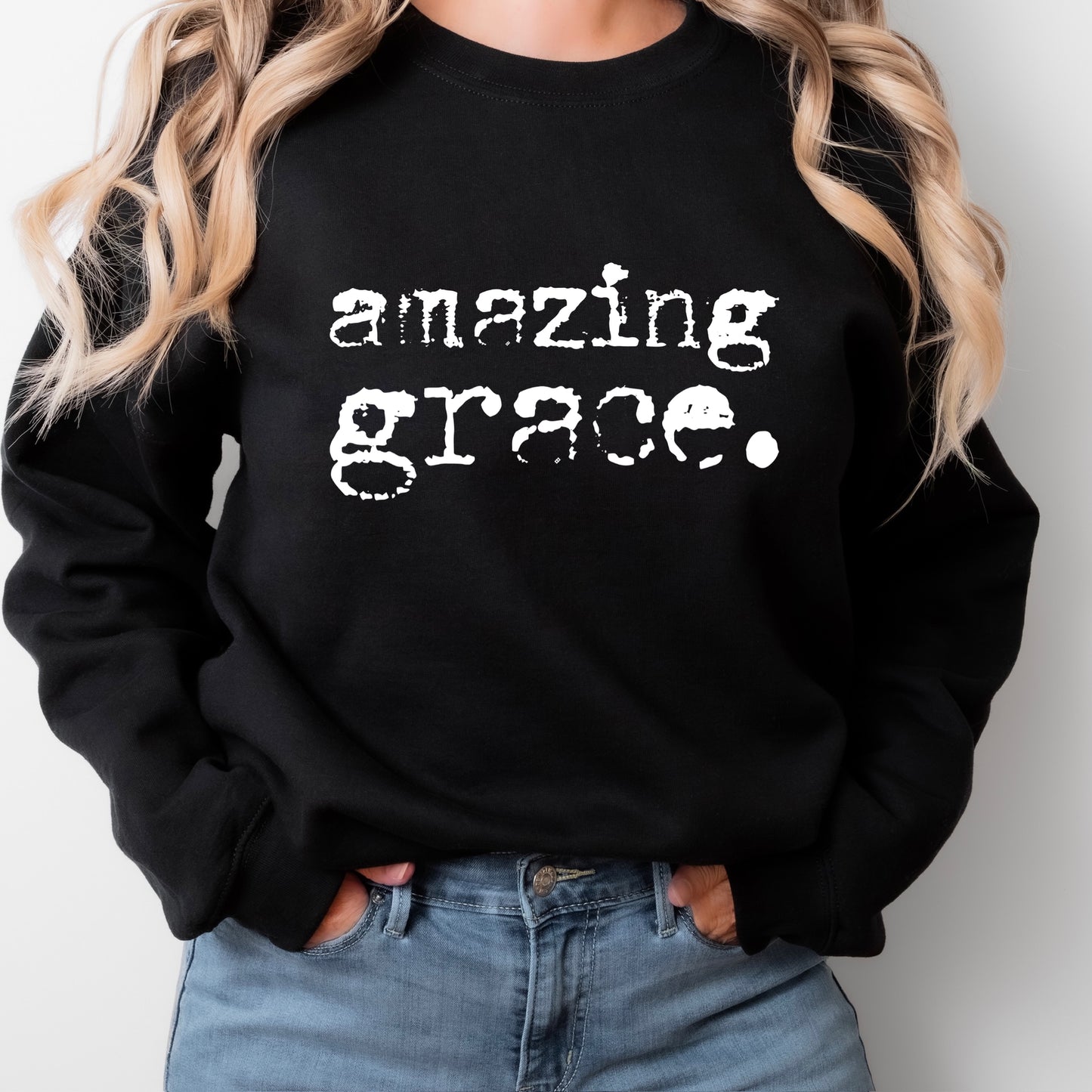 amazing grace screen print transfer