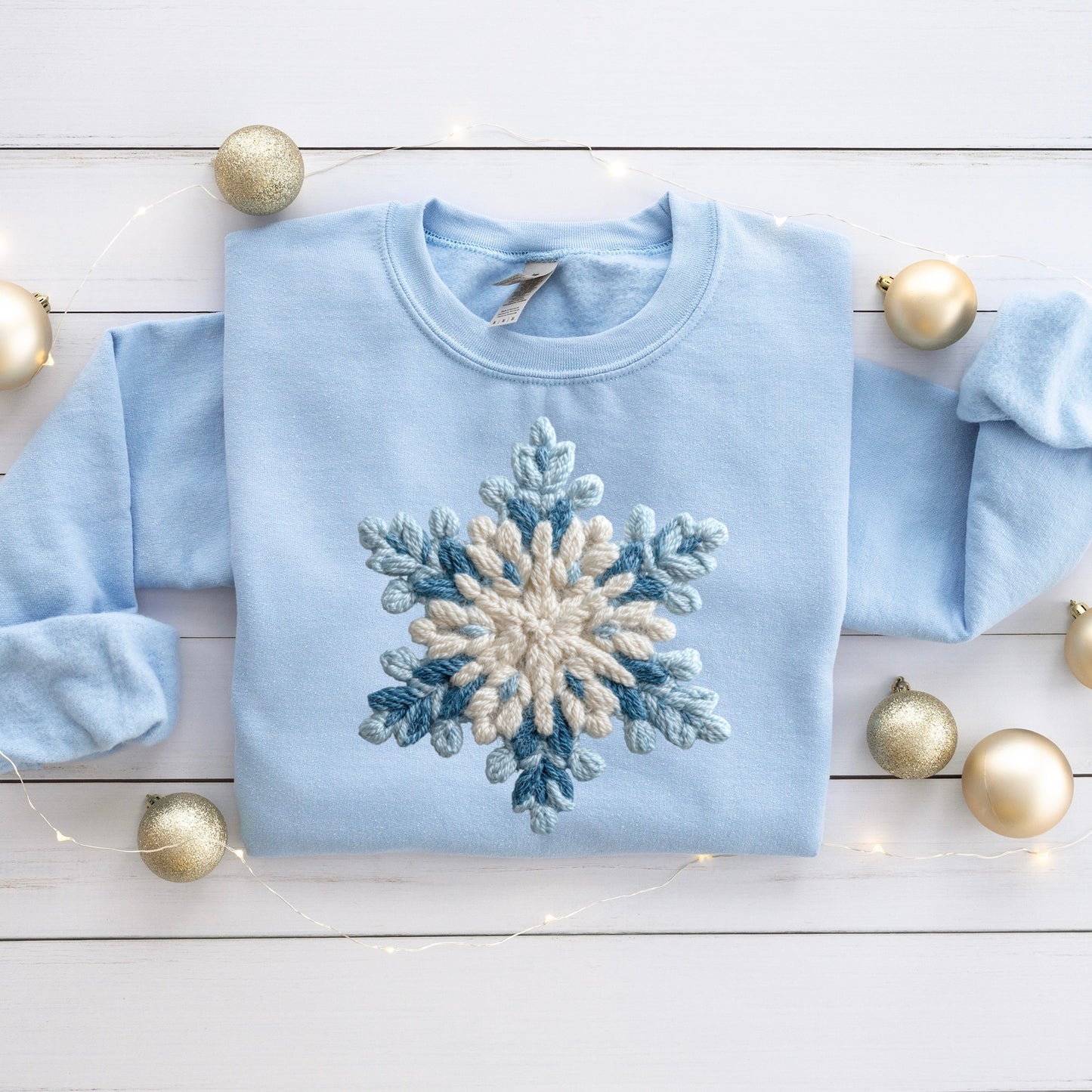 snowflake yarn clear film screen print