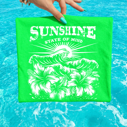 sunshine state of mind screen print transfer