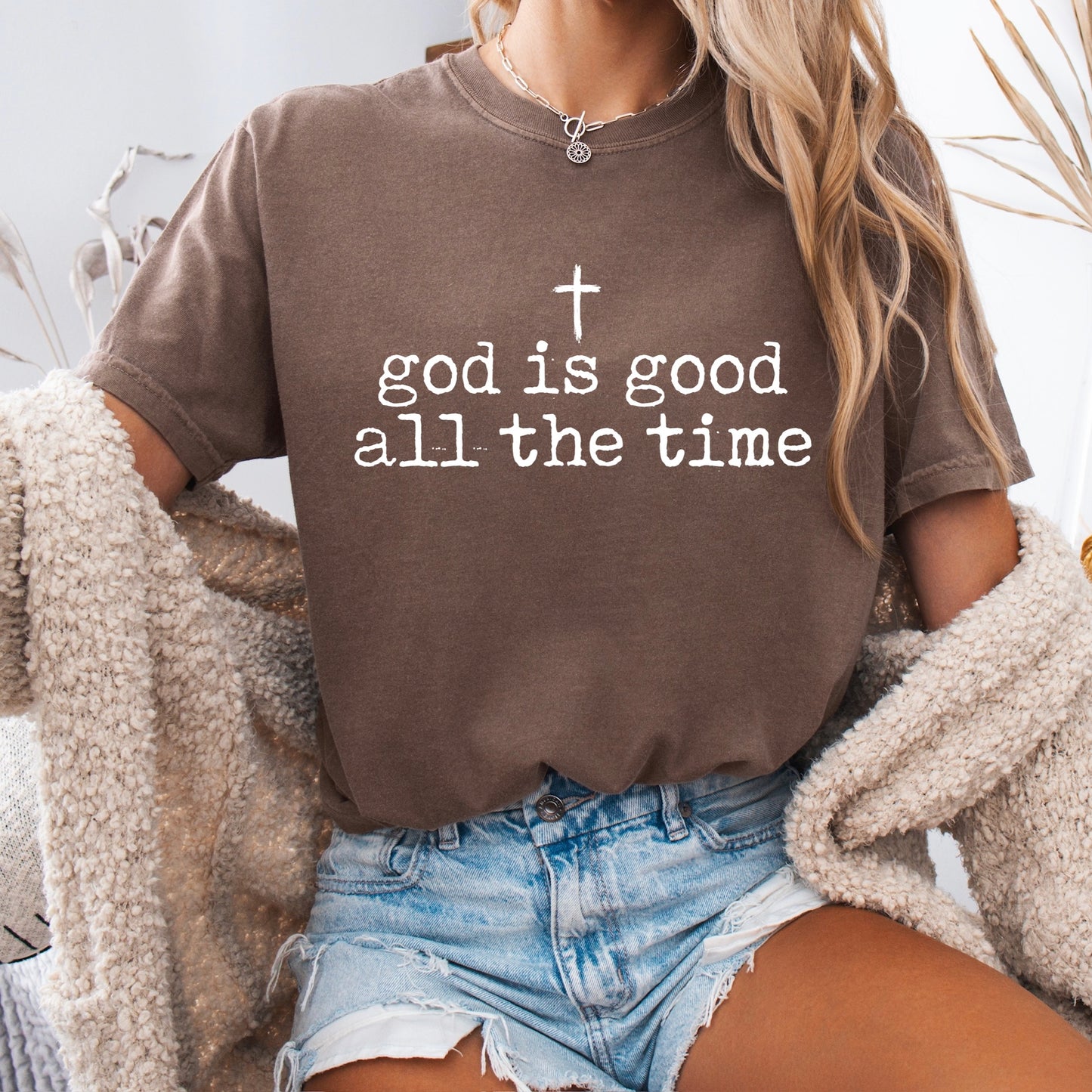 god is good all the time screen print transfer