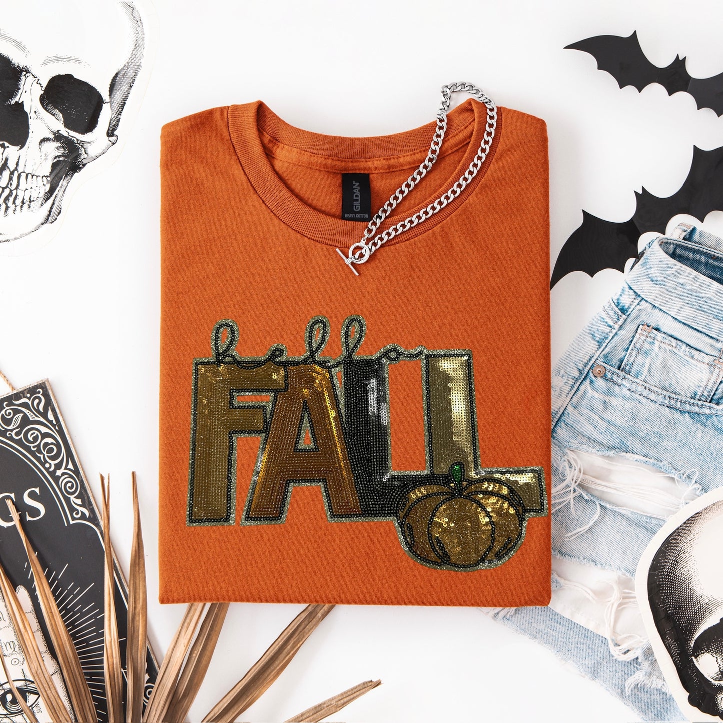 Sequins Patch - Hello Fall