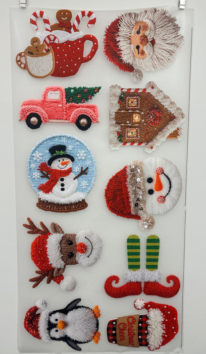 pre-designed dtf FAUX YARN gang sheet pre-cut 1-2 biz day tat