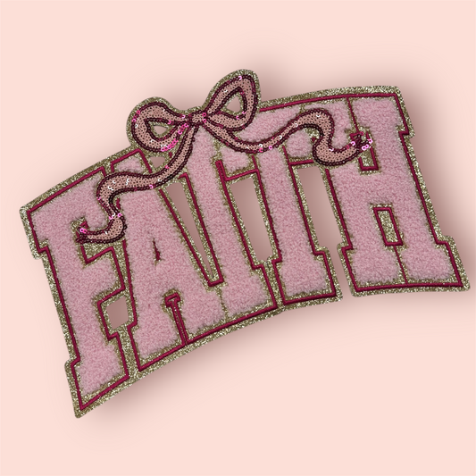 Chenille Patch - Faith