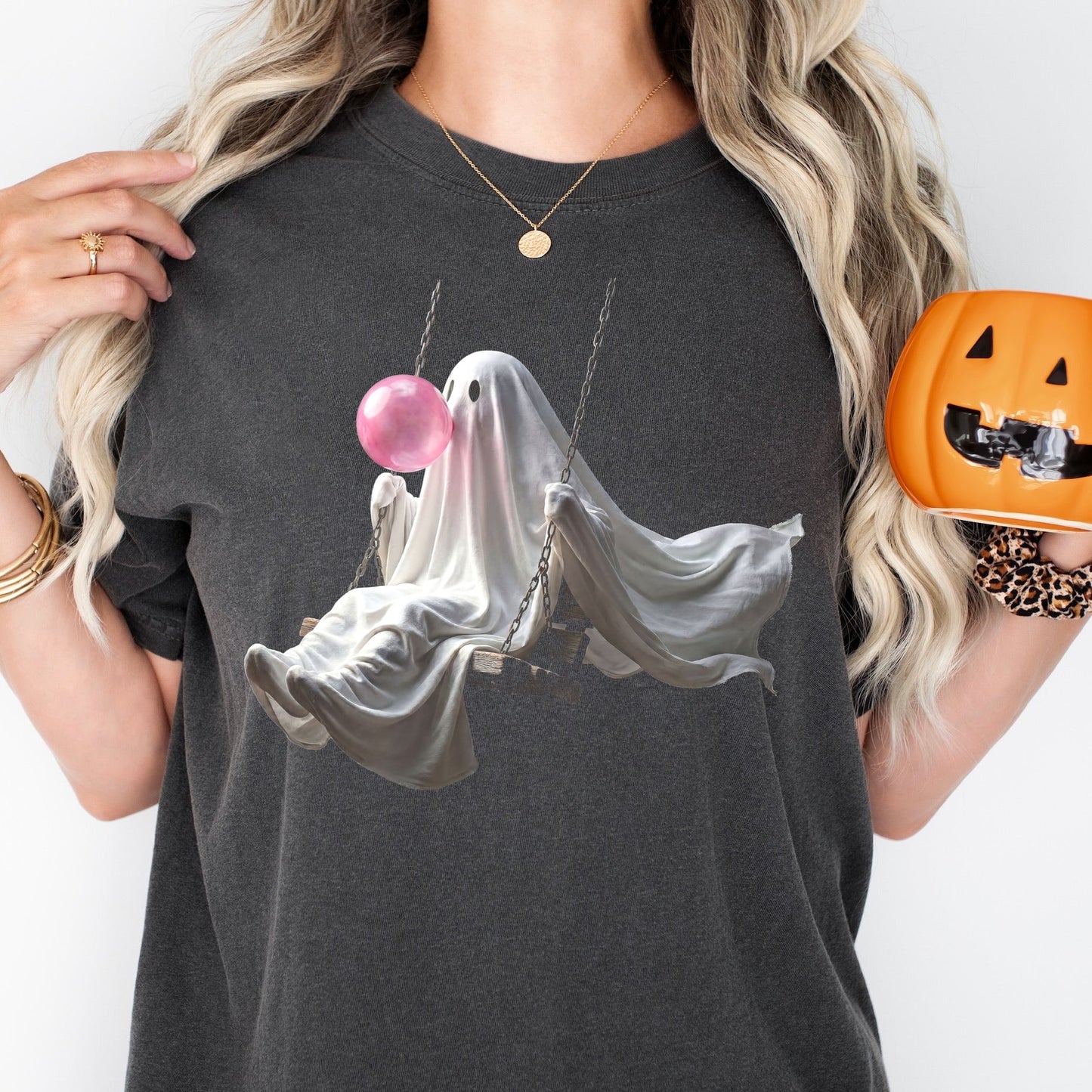 PRE-ORDER 5-7 biz day tat bubblegum swinging ghost DTF