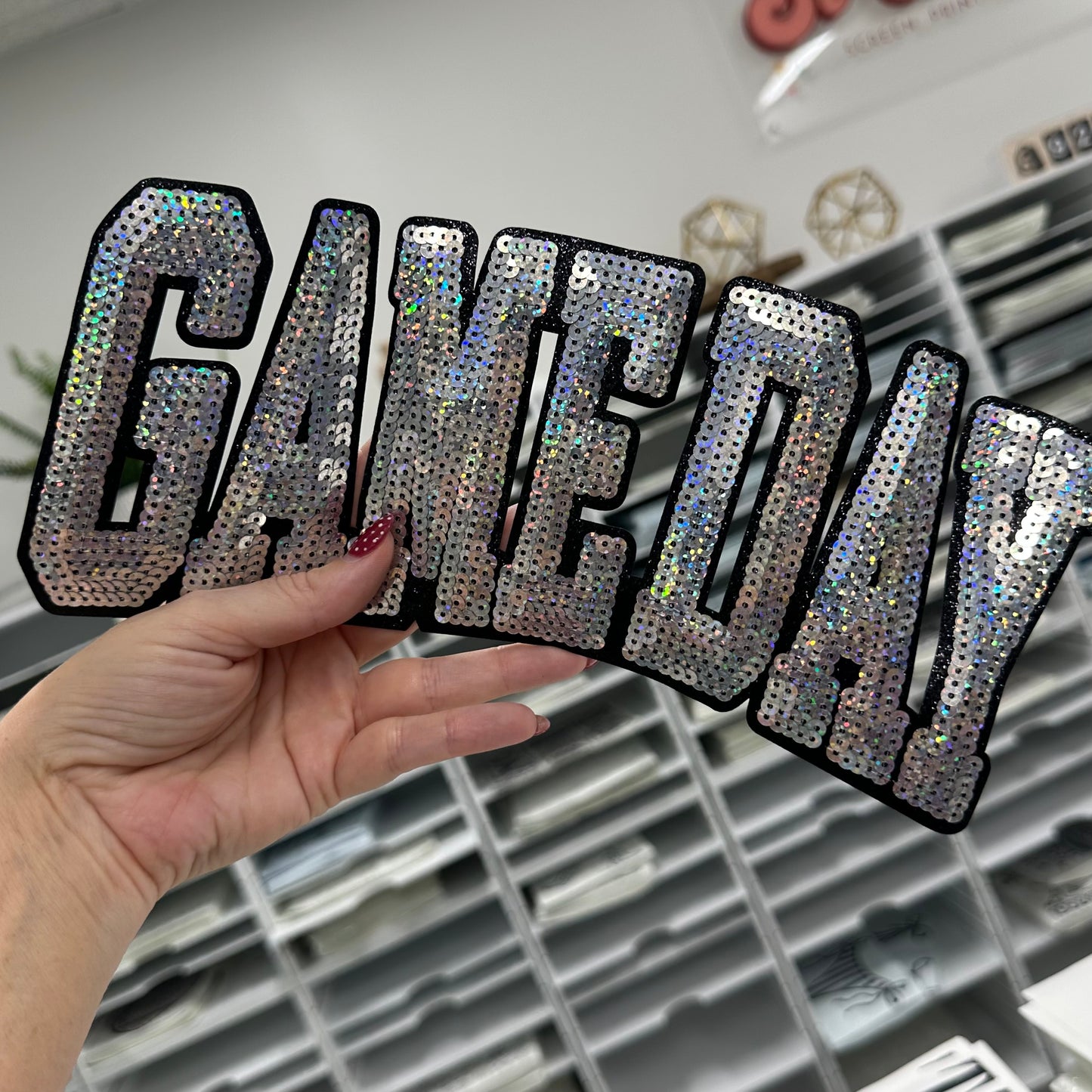 Sequins Patch - Game Day