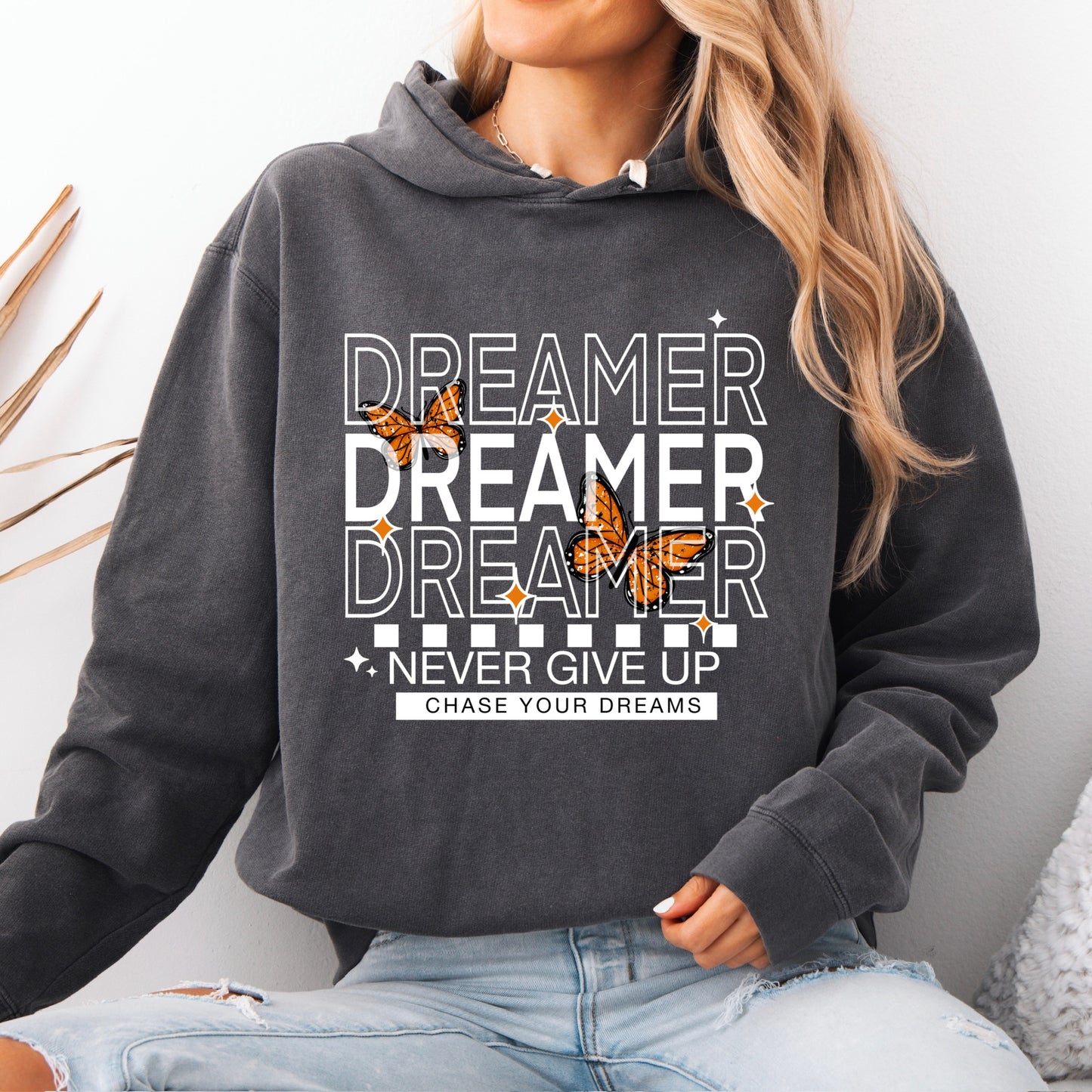 Dreamer clear film screen print