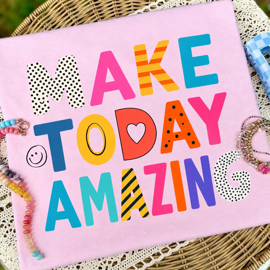 make today amazing clear film screen print