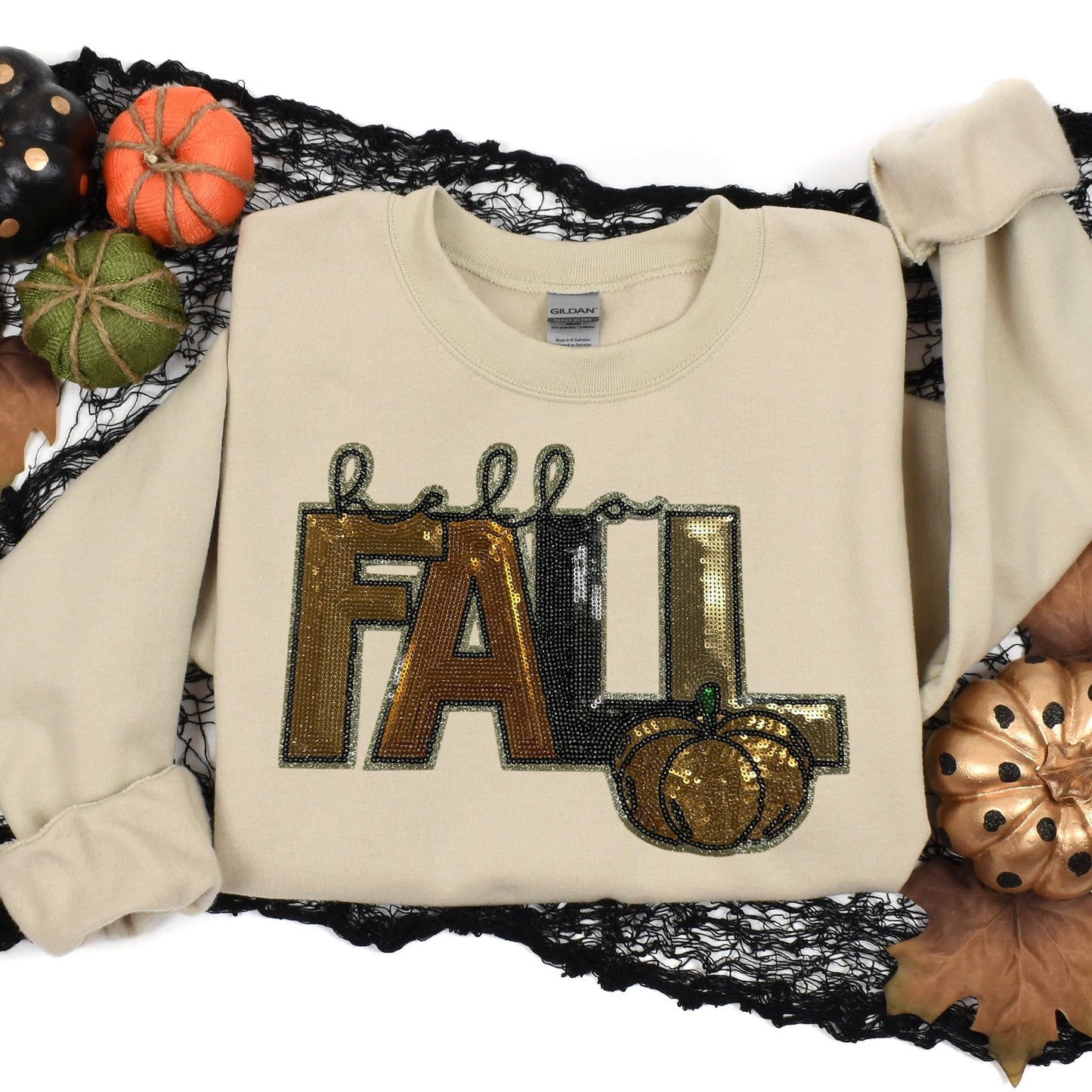Sequins Patch - Hello Fall