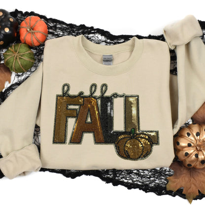 Sequins Patch - Hello Fall