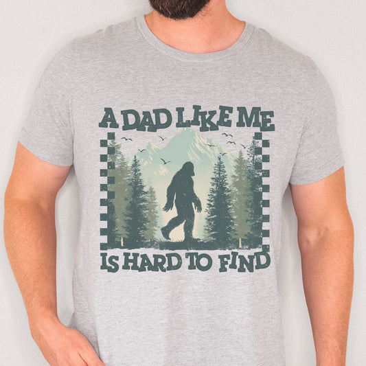 a dad like me is hard to find clear film screen print