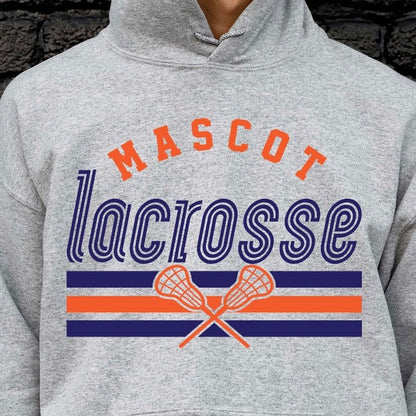 semi-custom LACROSSE mascot (design set up only)