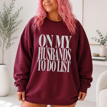 on my husbands to do list screen print transfer•