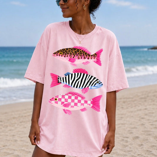 trendy fish clear film screen print