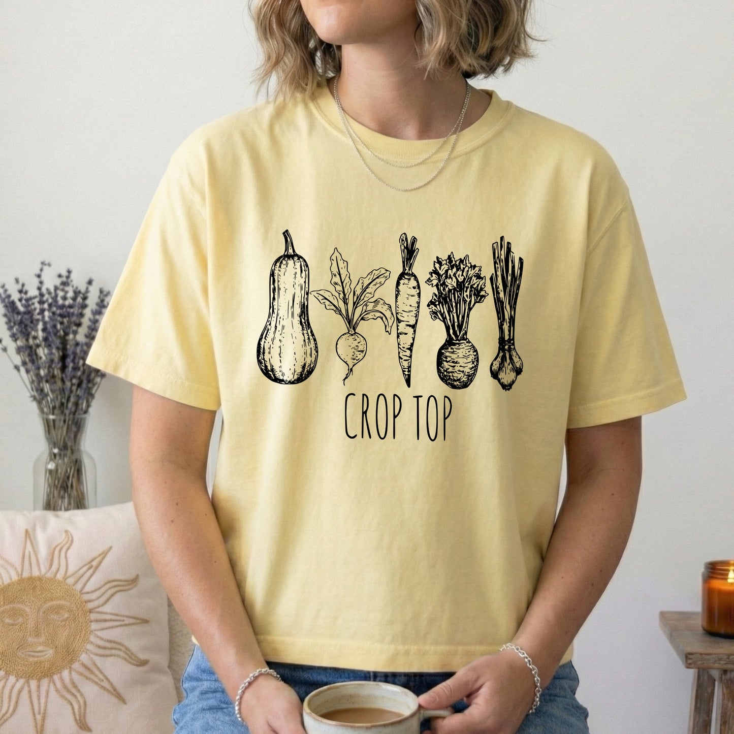 crop top screen print transfer•
