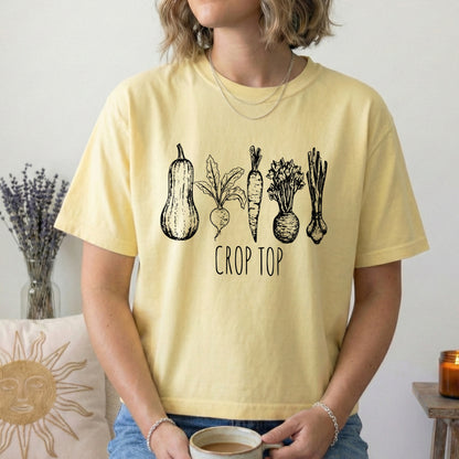 crop top screen print transfer•