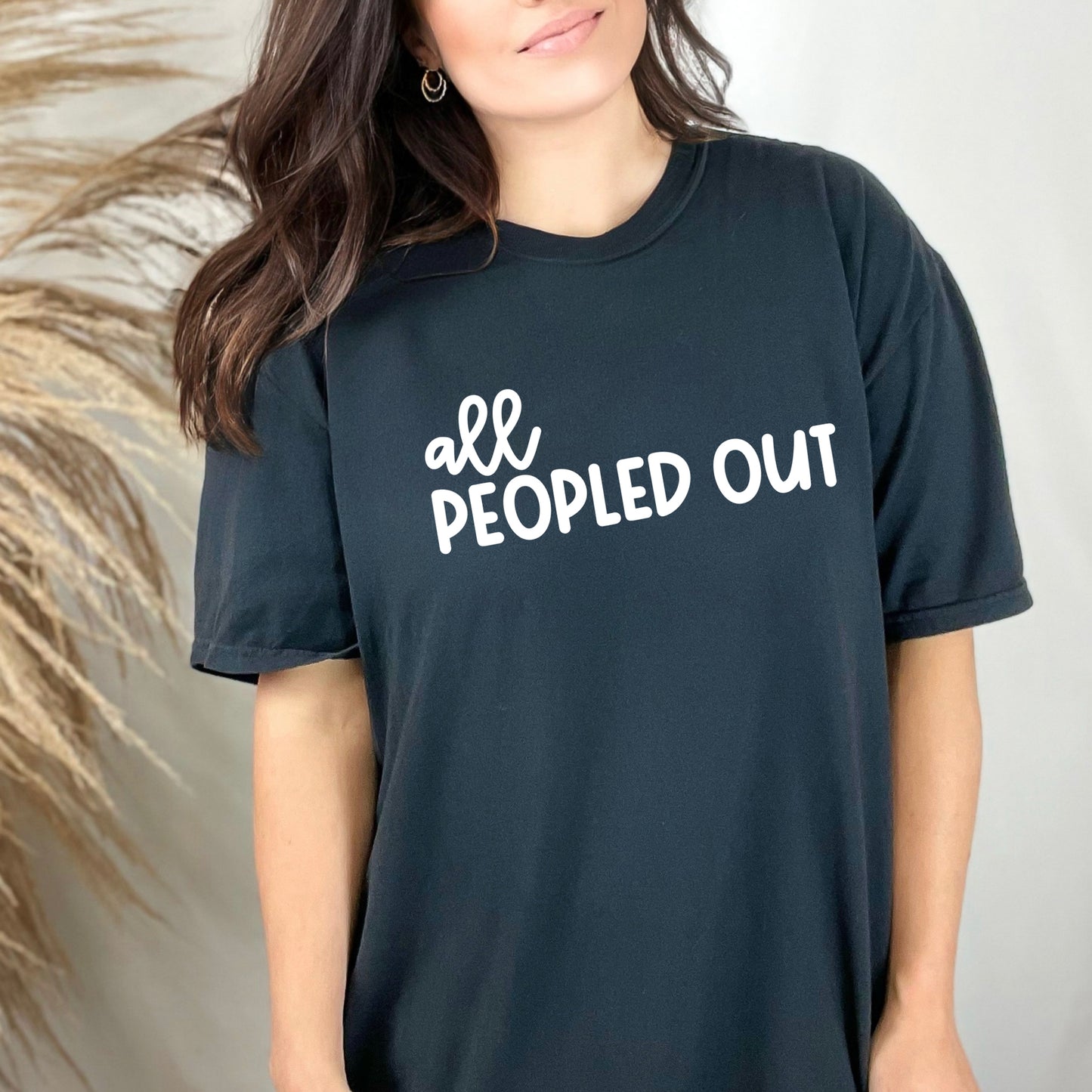 All peopled out screen print transfer